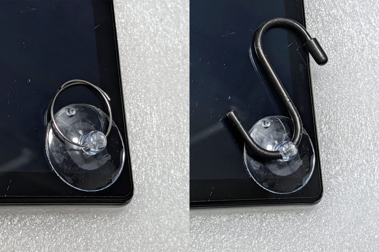 付属のリングは弱くて伸びて指を切っちゃう可能性があるので注意です!