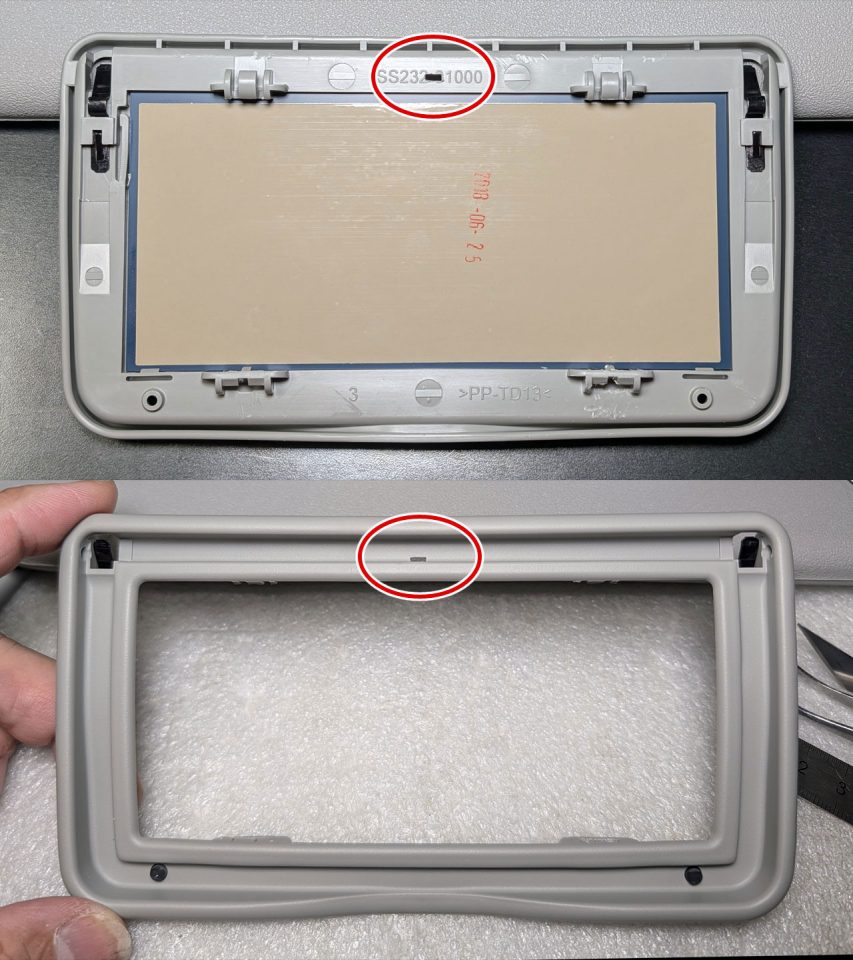 センサースイッチの穴開け