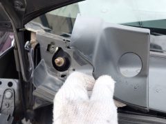 カウルトップのサイドカバー