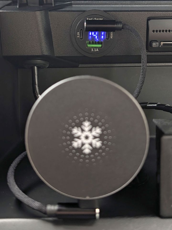 ペルチェ式ワイヤレス充電でのテスト
