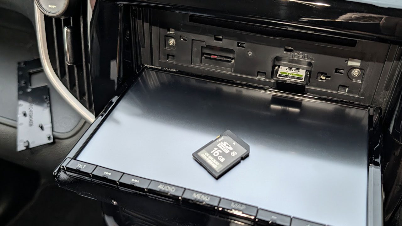 SDカードの入れ替え